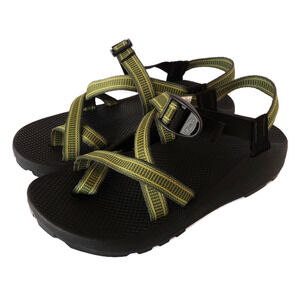 VTG‎ CHACO Z/1 Z1 Unaweep Vibram Classic Sandals Men's Sz 10 Green Water Shoes